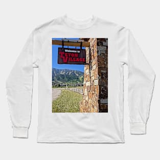 Teton Village, Wyoming Long Sleeve T-Shirt